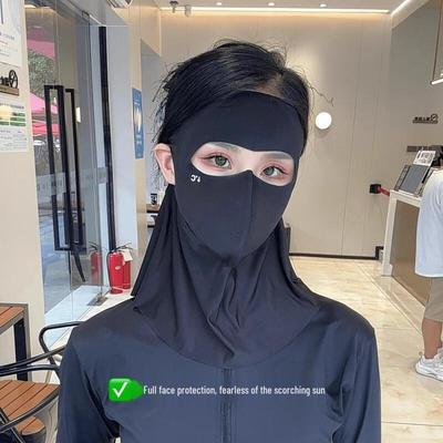 Sommer-Sonnenschutz-Gesichtsmaske mit Nackenschutz