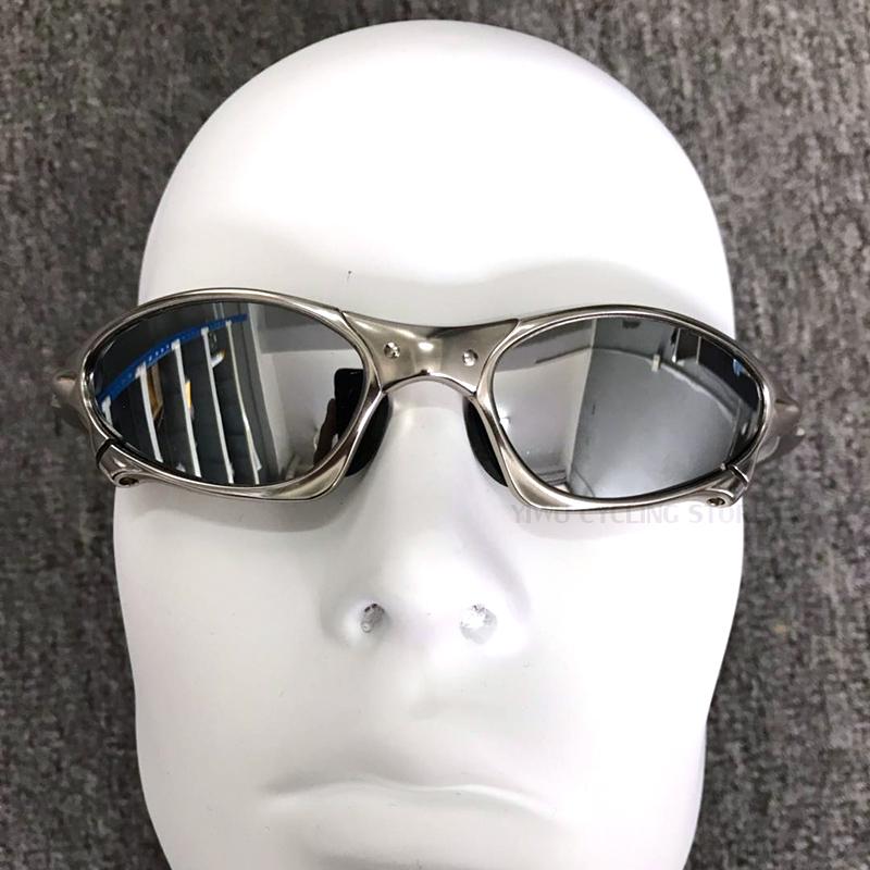 Okulary przeciwsłoneczne polaryzacyjne MTB dla mężczyzn Okulary rowerowe UV400 Okulary wędkarskie Metalowe gogle rowerowe Okulary do jazdy na rowerze H8-3