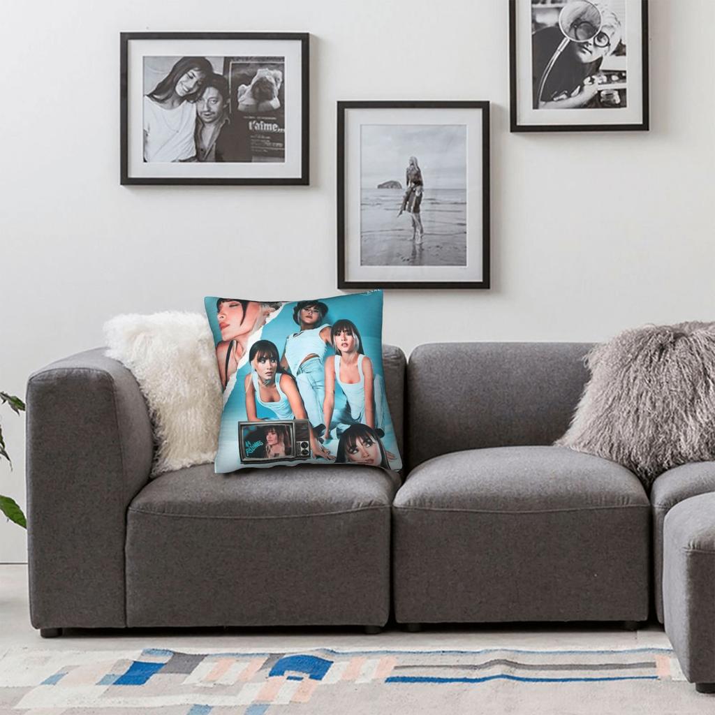 Aitanaed Ocana Tour Music Square Pillow Case Polyester Cushions For Sofa Creative Cushion Covers