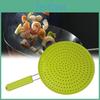 Pot Splash Cover Resistant Spillproof Silicone Drain Sink Protection Mat Cushion Lid For Home