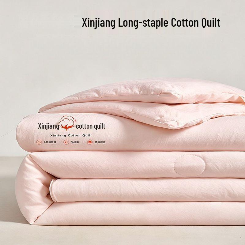 Xinjiang Cotton Lightweight Quilt for Summer, Spring, and Autumn - Ideal for Dorms and Air-Conditioned Rooms