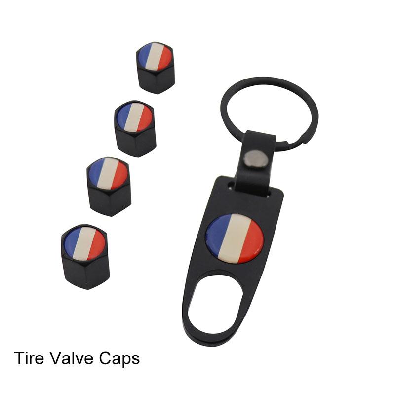 3D Premium Frankrikes flagg for SUV Off Road bil Motorpanser Skjerm Bakluke Hekkmalje Emblem Merkeklistremerke