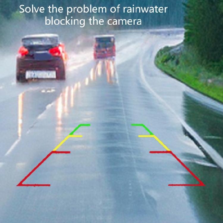 Clear Imaging Car Backup Camera Rain Cover Guard Scratch Resistant ABS Construction Rainproof Universal Application