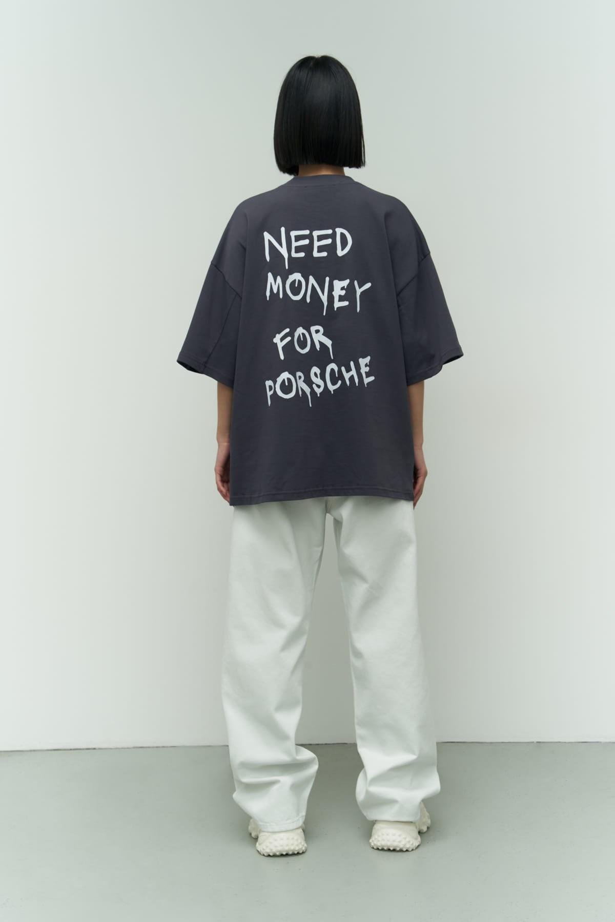 

Need Money Anthracite Oversize T-Shirt STANDART темно-сірий