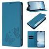 Fashion Butterfly Embossed Leather Wallet Card Solt Case For iPhone 17 Pro Max 16 Plus 15 14 13 12 11 Book Shockproof RFID Cover