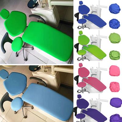 Dental Unit Chair Cover Pu Dentist Chair Stool Seat Cover Waterproof 1Set