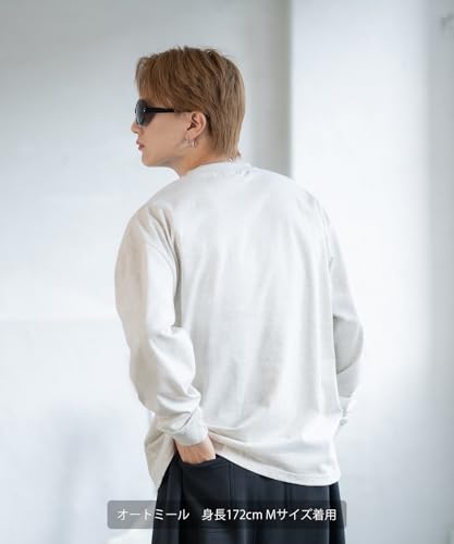 IMPROMES Casual SIDEWAYSTANCE Monogram Bear Long Sleeve T-Shirt, Men's, White