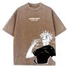 Anime Jujutsu Kaisen Hip Hop Streetwear Harajuku T Shirt Print Tshirt Men Summer Short Sleeve Cotton Loose Tops Tees