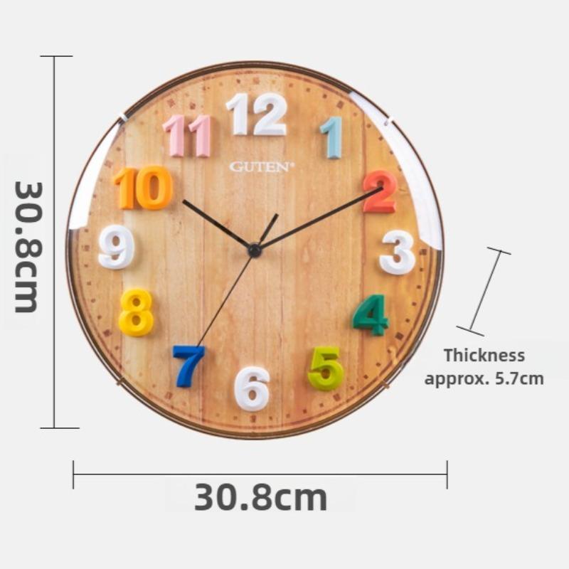 

Modern Children Wall Clock Decorative Wall Watch Minimalist Luxury Aesthetic Bedroom Clocks Silent Elegant Living Room Watches