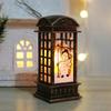 Christmas Decorations Small Wind Lantern Old Man Snowman Decoration Wind Lantern Desktop Decoration Christmas Ornaments