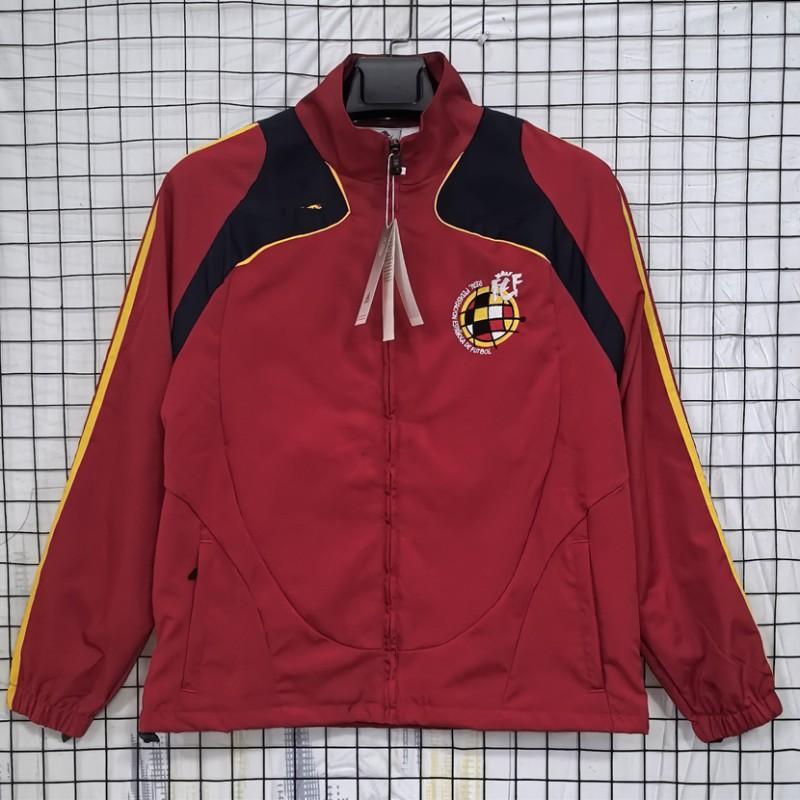 Unisex Long Windbreaker Jacket Retro Sport Coat Football Training Outdoor Casual Wear Fall Winter