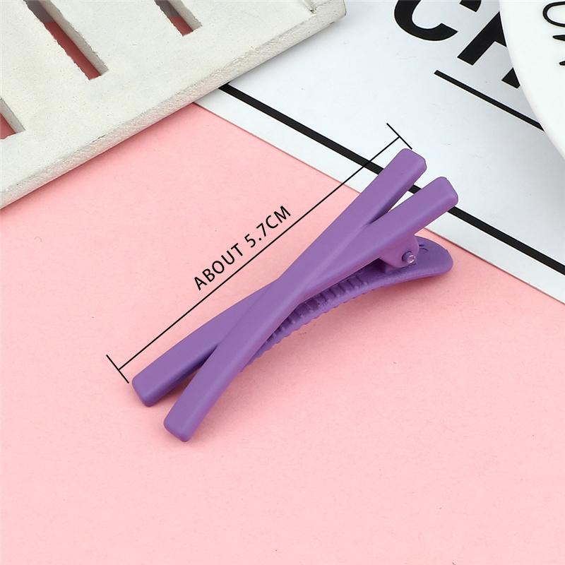 10PCS/Set Solid Color X Shape Hair Clips Basic Style Colorful Lovely Hairpins for Girls Children Hair Accessories Matte Barrette