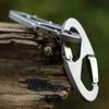 5pcs/set 8-Shaped Locking Carabiner Clip Aluminum Alloy Key Ring for Hiking Camping Traveling Sport Outdoor Activities Safety Buckle.
