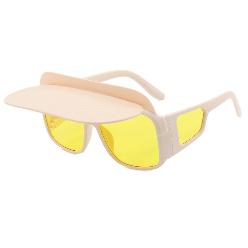 Polarized Sunglasses Multifunctional Anti Sunburn Sun Glasses with Sun Visor Men Women Outdoor Camping Fishing Shades Eyewear