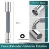 Faucet Extension Hose Rust Resistant Leak Proof 360 Degree Flexible Bendable for Home Laundry Room Utility Sink