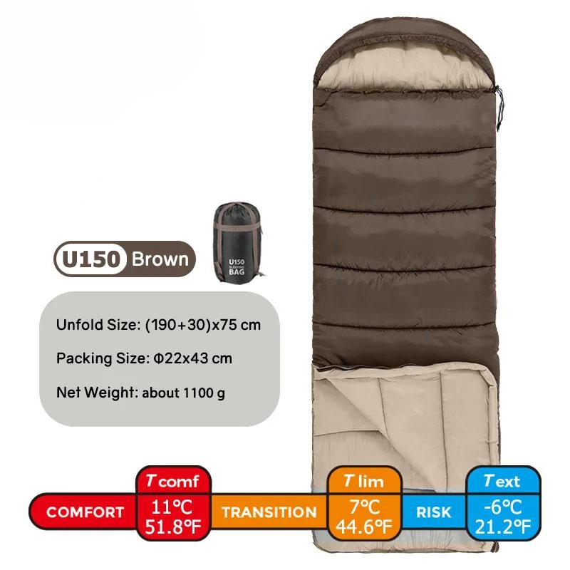 Schlafsack Ultraleicht Baumwolle Winter Leichte Wasserdichte Outdoor Camping Schlafsack