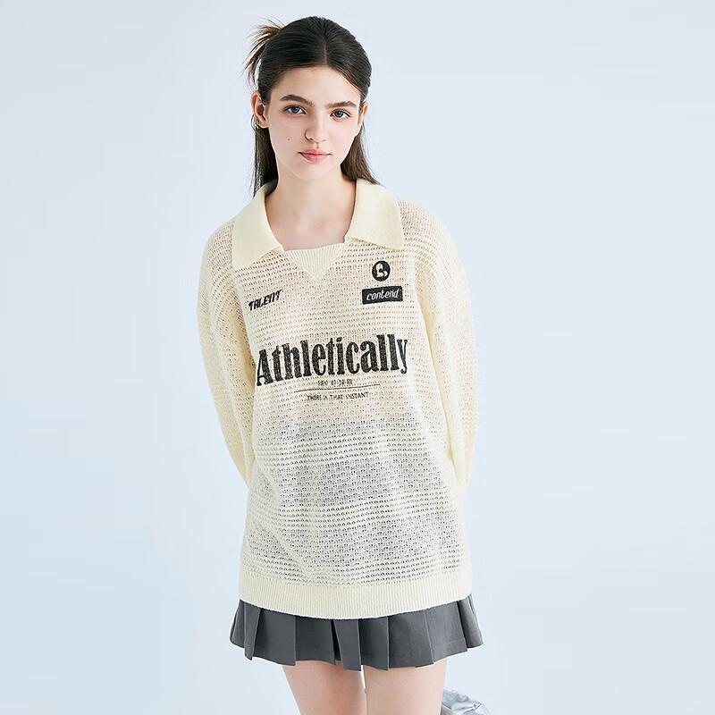 Ledian Women s Polo Collar Knit Pullover Sweater L