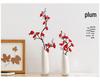 Artificial Plum & Peach Blossom Bonsai: Dried Flower Arrangement for Indoor Decoration