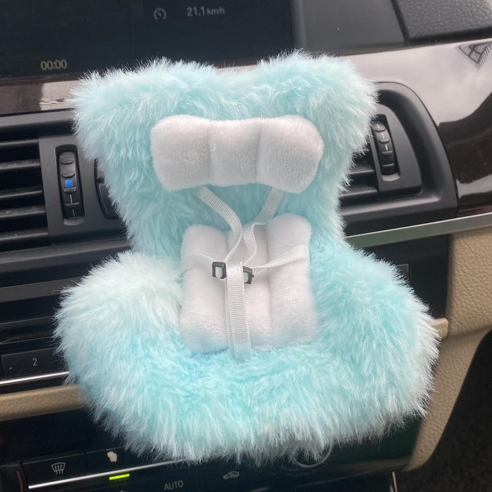 Puppensitz Autozubehör Ornament Labub Sicherheitssitz Puppenzubehör Dekoration