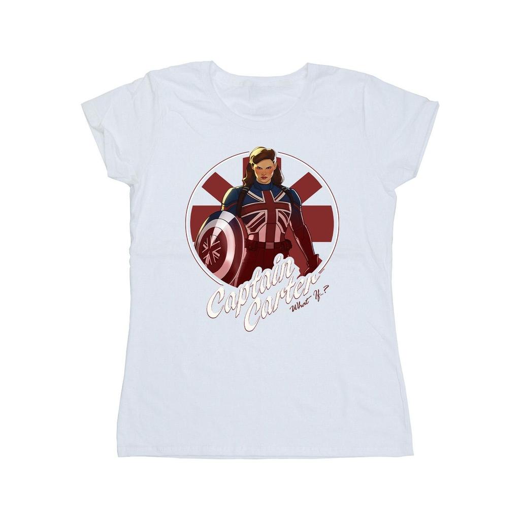 Marvel Womens/Ladies What If Captain Carter Cotton T-Shirt