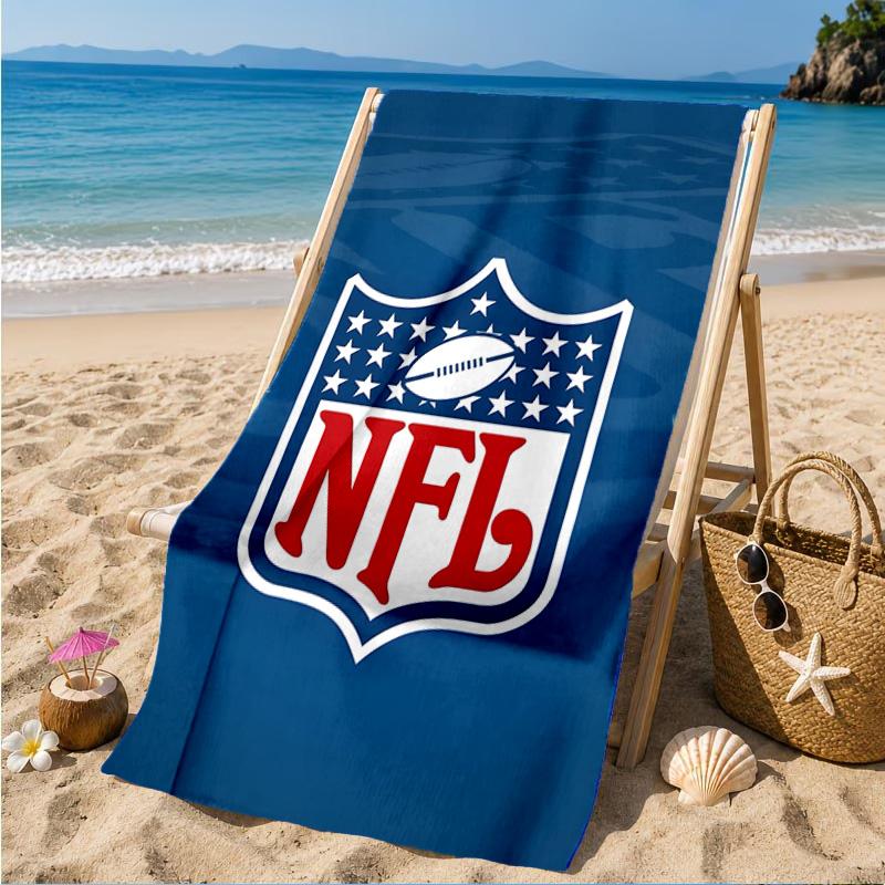 NFL Team Collection Beach Towel, Microfiber Beach Towel, Perfect For Pool, Beach, Travel, Home Decor Beach Party Fan Gifts
