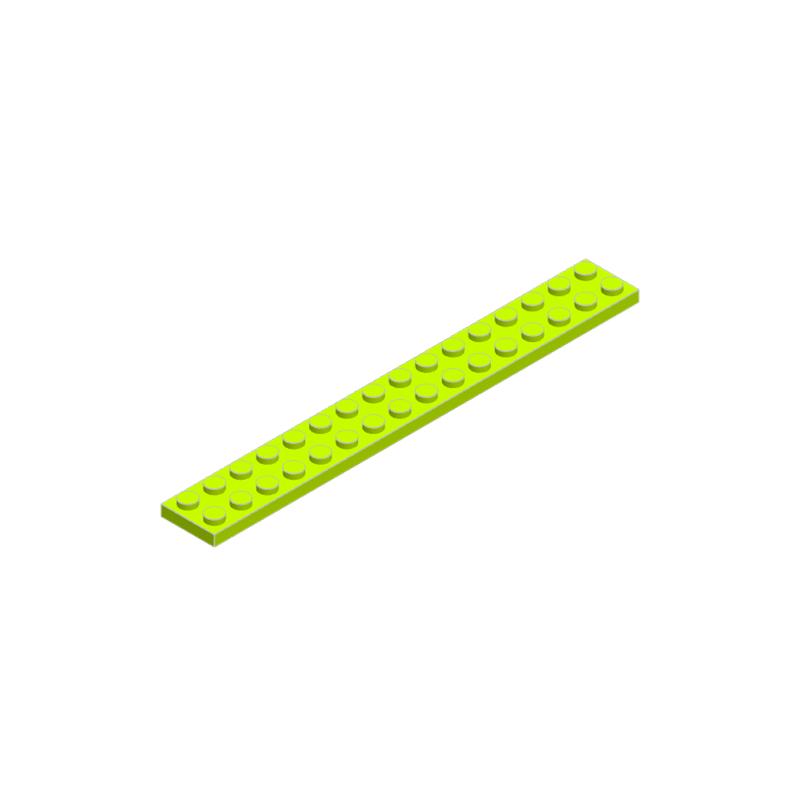 High-Quality 50g/11PCS 4282 Thin Blocks Plate 2x16 Base Plate Works With featuring Block Moc Colour City Accessories Parts