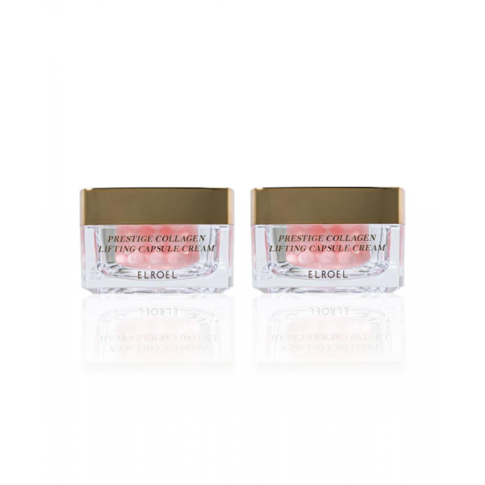 Elroel Prestige Collagen Lifting Capsule Cream Double Set  2 NONE
