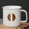 Shangqi Copper Badge Ceramic Coffee Mug