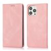 iPhone 17 Pro Max Magnetic Leather Flip Case in Pure Black