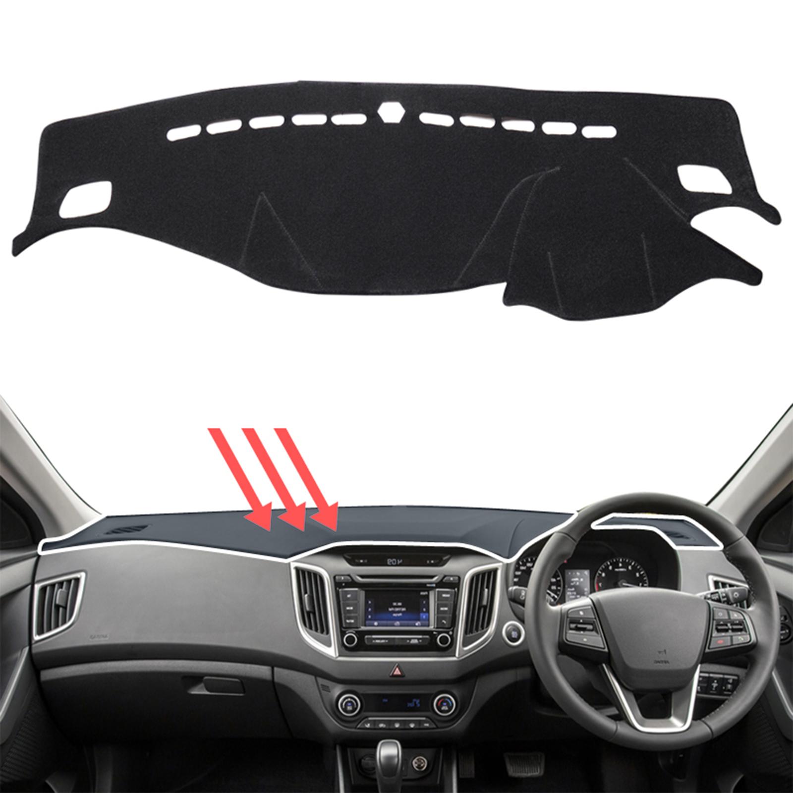 

Car Dashboard Mat for Hyundai Creta 2014 2015 2016 2017 2018 2019 2020 Sunshade Protective Carpet Dash Mat Dashmat