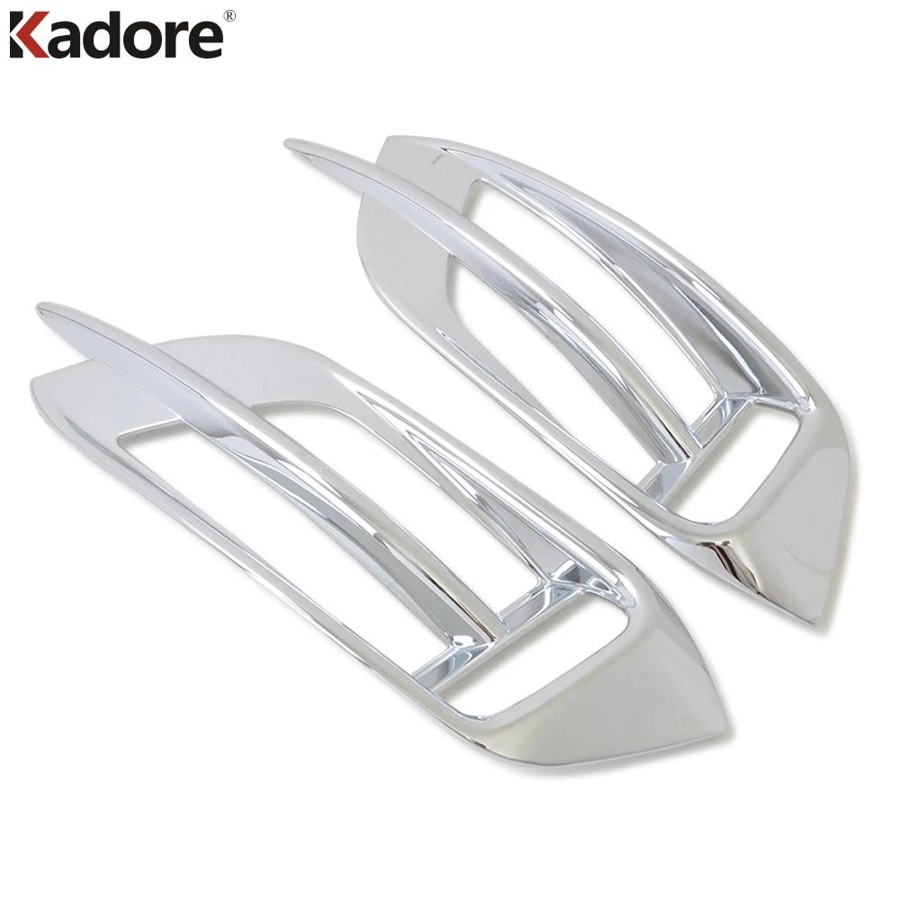 Fog Light Cover Trim For Honda Civic 2016 2017 2018 Sedan Chrome Front Rear Fog Lamp Eyebrow Bumper Lid Eyelid Trims Car Styling