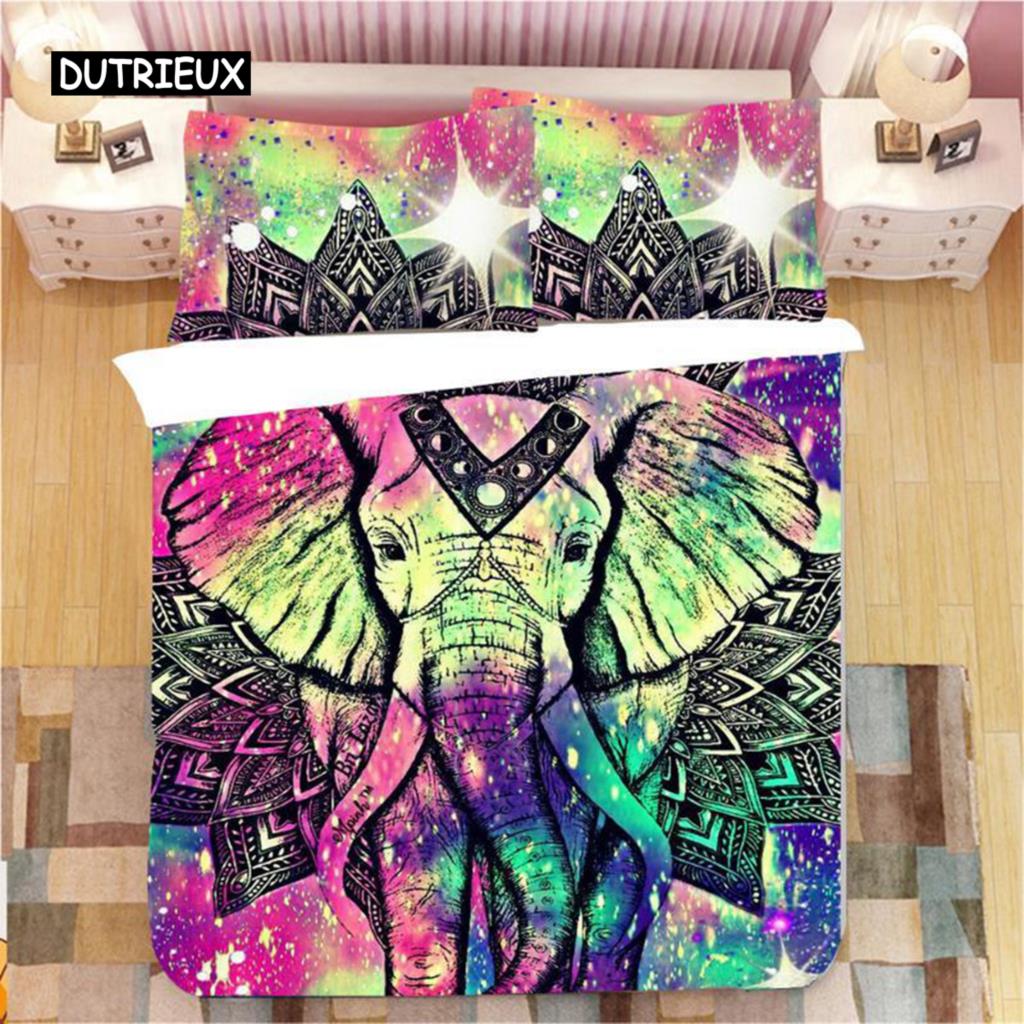 Dream Catcher Duvet Cover Set King Double Pink Starry Universe Queen Size for Kids Girls Comforter Cover Microfiber Quilt Cover