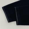 HERMES Genuine Japanese Stitch Design Serie Button 1B Long tops 34 Dark navyUsed