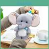 Adorable Cartoon Elephant Plush Toy Keyring With Pp Cotton Filling For Backpacks
