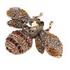 Brož Šperky Retro Bee Shape Alloy Atraktivní ozdobné kamínky Pin Ornament pro kabátový oblek