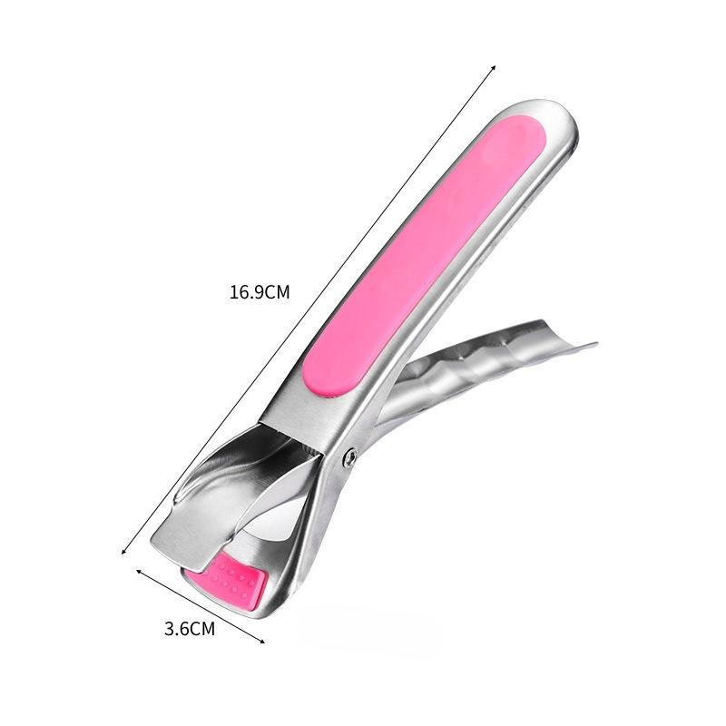 2 Pcs Multi-Function Bowl Clip Stainless Steel Anti-Scald Bowl Holder for Kitchen Gripper Clip Or Securely Lifting Hot Bowls Plates