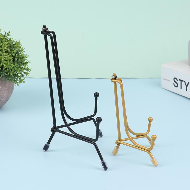 1Pc 4/6/8Inch Iron Bracket Display Stand For Photo Pedestal Bowl Picture Frame Storage Rack Home Kitchen Plate Display Stand