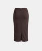 Bad Blood Everyday Lace Midi Skirt - Brown