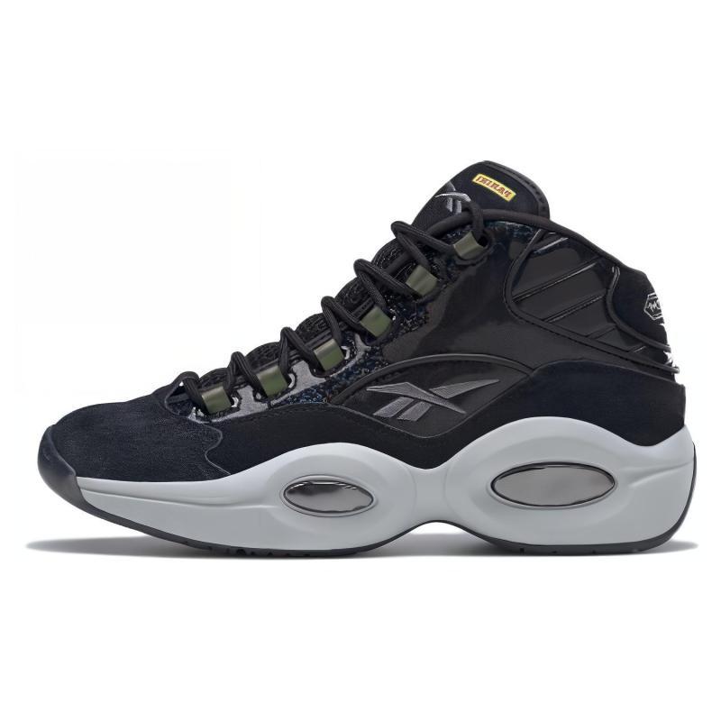 Reebok Question Mid Panini Black Pulsar Prizm Sneakers HQ4135
