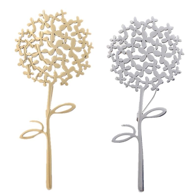 Fashionable Sophisticated Dandelions Lapel Pin with Dripping Oil Designs Contrast Accessory for Party Supplies Costumes