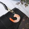PVC simulation shrimp key ring creative food shrimp bag pendant fun food play model hanging ornaments