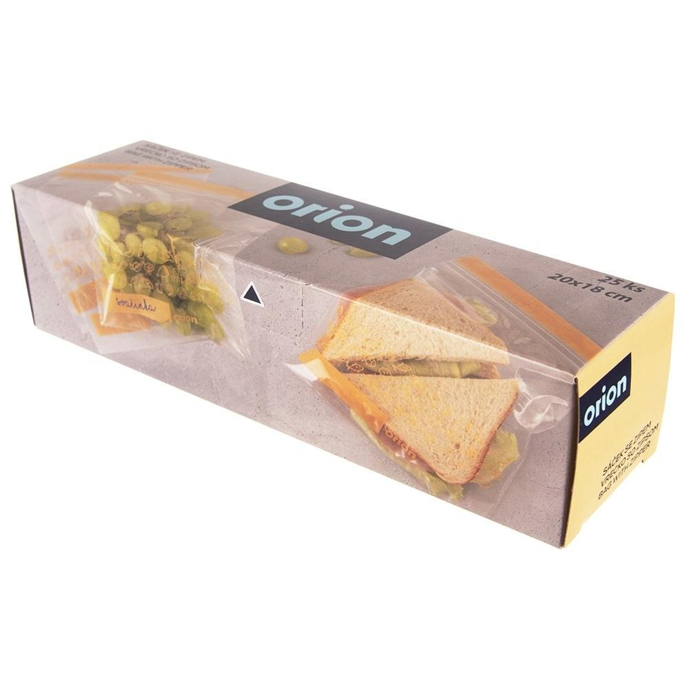 Ziplock food bags 20x18 cm 25 pcs.