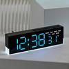LED Digital Alarm Clock Temperature Week 2 Alarms Ambient Light Brightness Adjustment Bedside Electronic Table Clock USB Powered