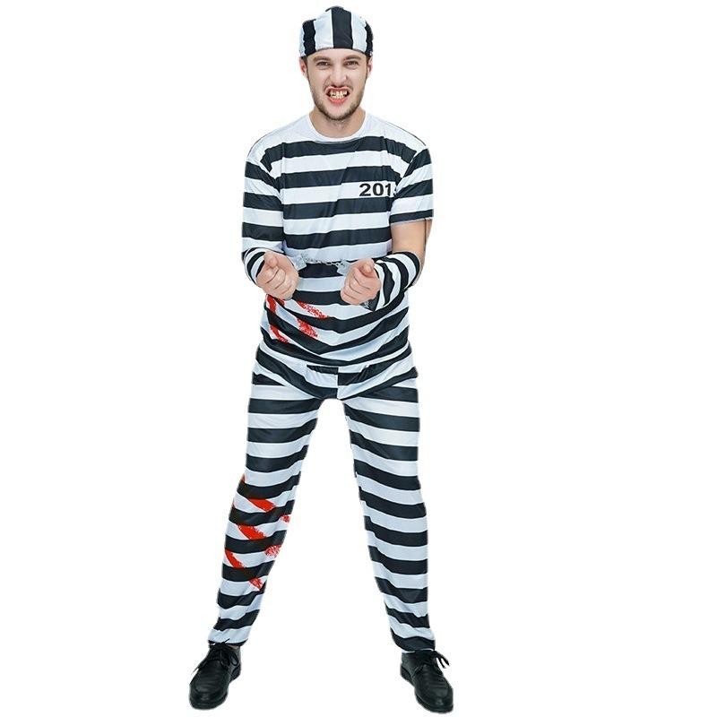 Halloween Costumes, Costumes, Stage Costumes, Masquerade, Cosplay, Party Costumes, Prisoner Costumes Distribution