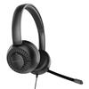 Casque speedlink metis jack 3,5 mm avec adaptateur en y, noir