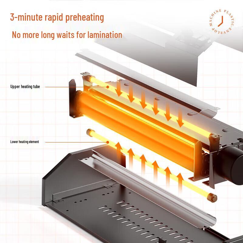 Deli GQ101 A3/A4 Laminator CN plug (adapter included)