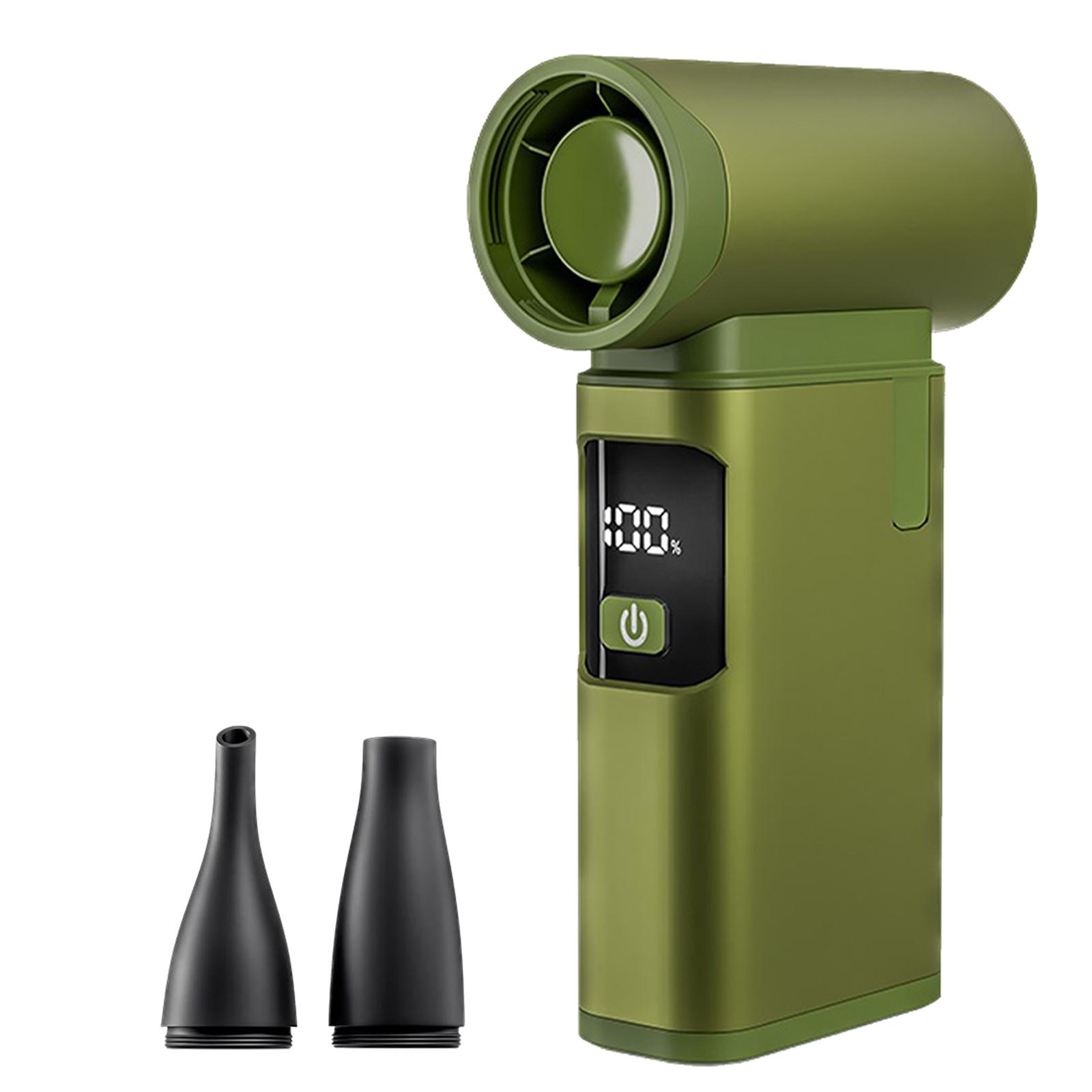 Портативный ручной вентилятор, перезаряжаемый турбовентилятор, светодиодный дисплей, персональный вентилятор для путешествий/кемпинга/на улице