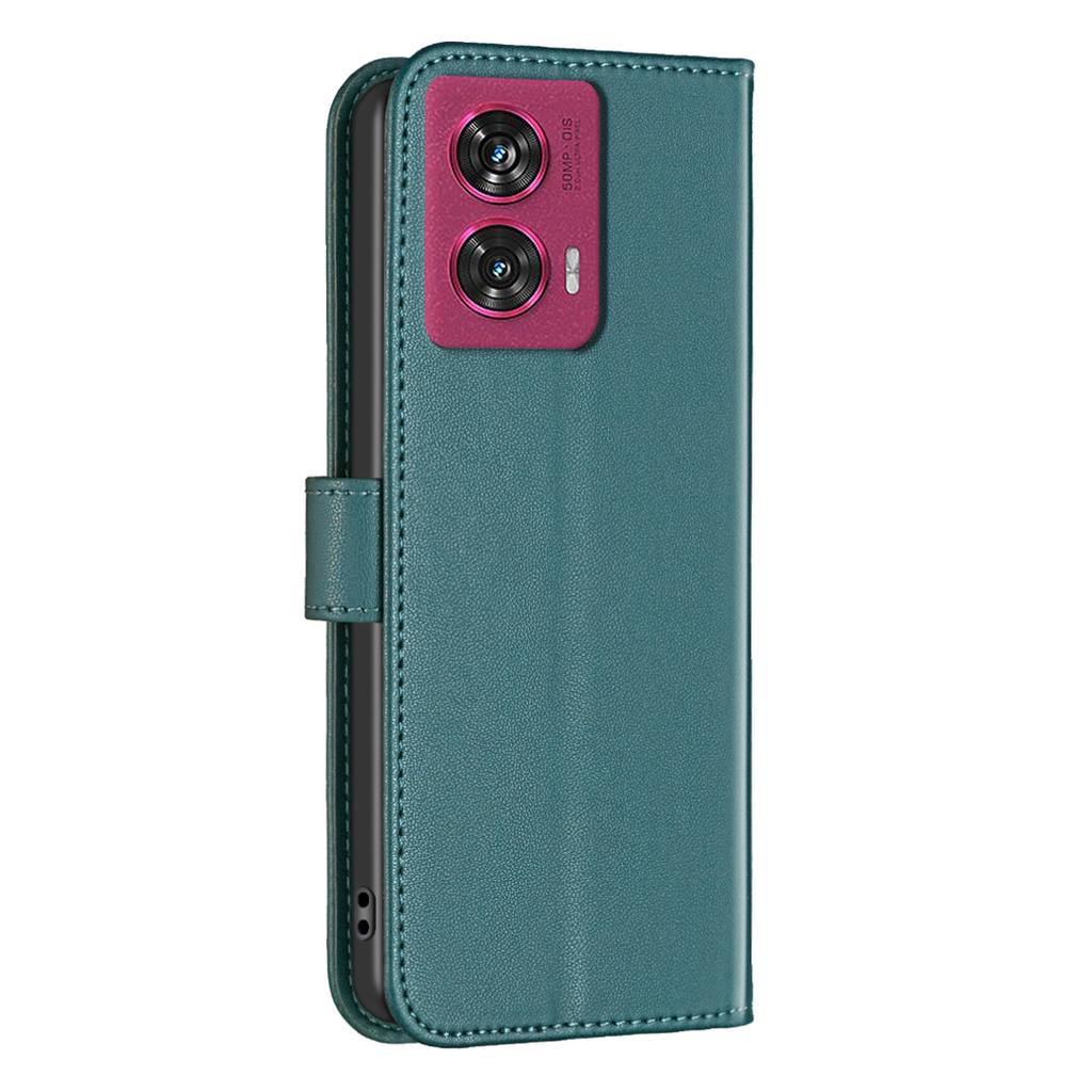 BINFEN COLOR BF17 For Motorola Edge 50 Fusion 5G Case Wallet Card Slots Leather Phone Cover