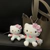 50th Anniversary Hellokitty Plush Keychain Love Lock Catch Bag Decoration Gift