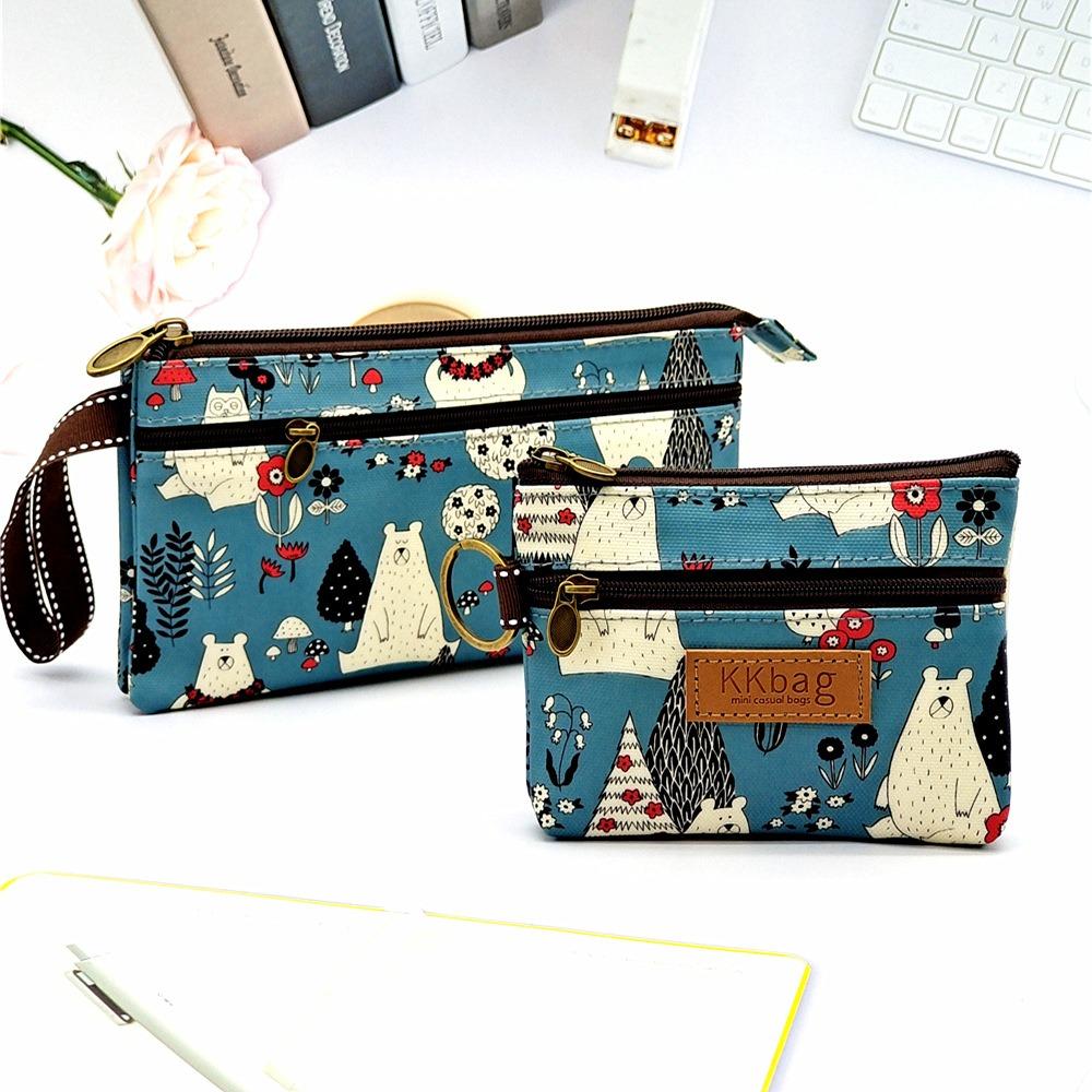 Cartoon Animals Storage Bag Large Capacity Money Pouch Korean Cosmetic Bag  Female